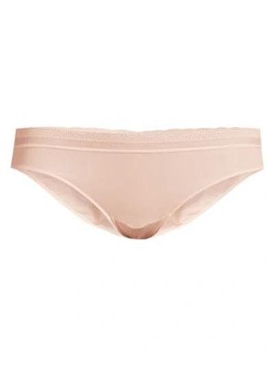 Shop On Gossamer Next To Nothing Micro Bikini-cut Panty In Champagne