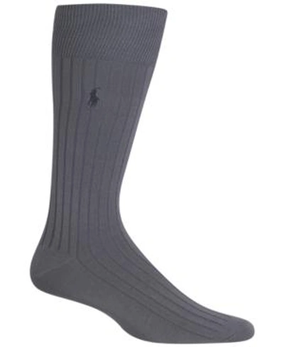 Shop Polo Ralph Lauren Men's Embroidered Trouser Socks In Black