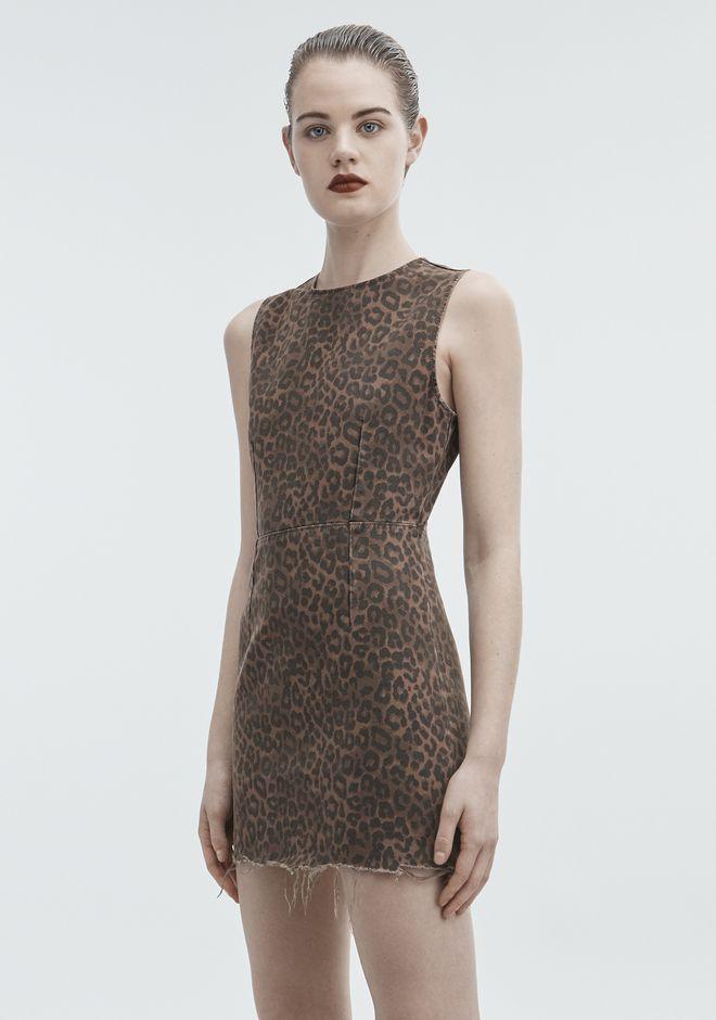 alexander wang leopard dress
