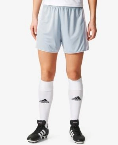 Shop Adidas Originals Adidas Climacool Tastigo 17 Soccer Shorts In Light Grey/white