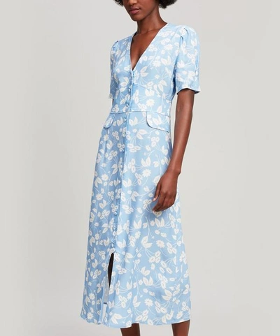 Shop Rixo London Jackson Button-down Midi Dress