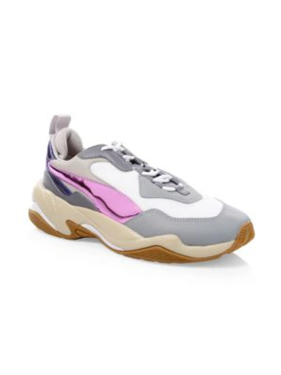 Shop Puma Thunder Electric Trainers In Grey