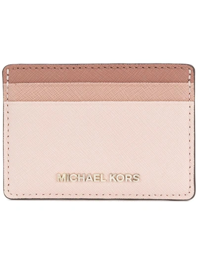Shop Michael Michael Kors Jet Set Wallet - Pink