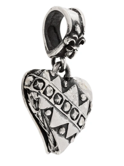 Shop Elf Craft Embellished Heart Pendant - Metallic
