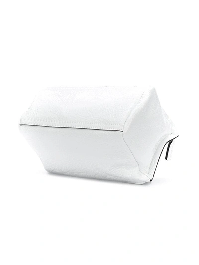 Shop Givenchy Mini Pandora Crossbody Bag In White