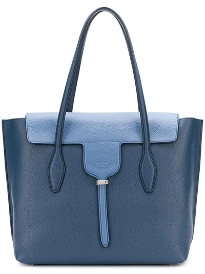 Shop Tod's Joy Medium Tote - Blue