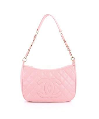 chanel pink shoulder bag