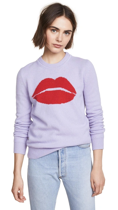 Shop Markus Lupfer Mia Pullover Sweater In Lilac