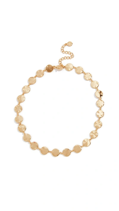 Shop Gorjana Chloe Choker Necklace In Yellow Gold