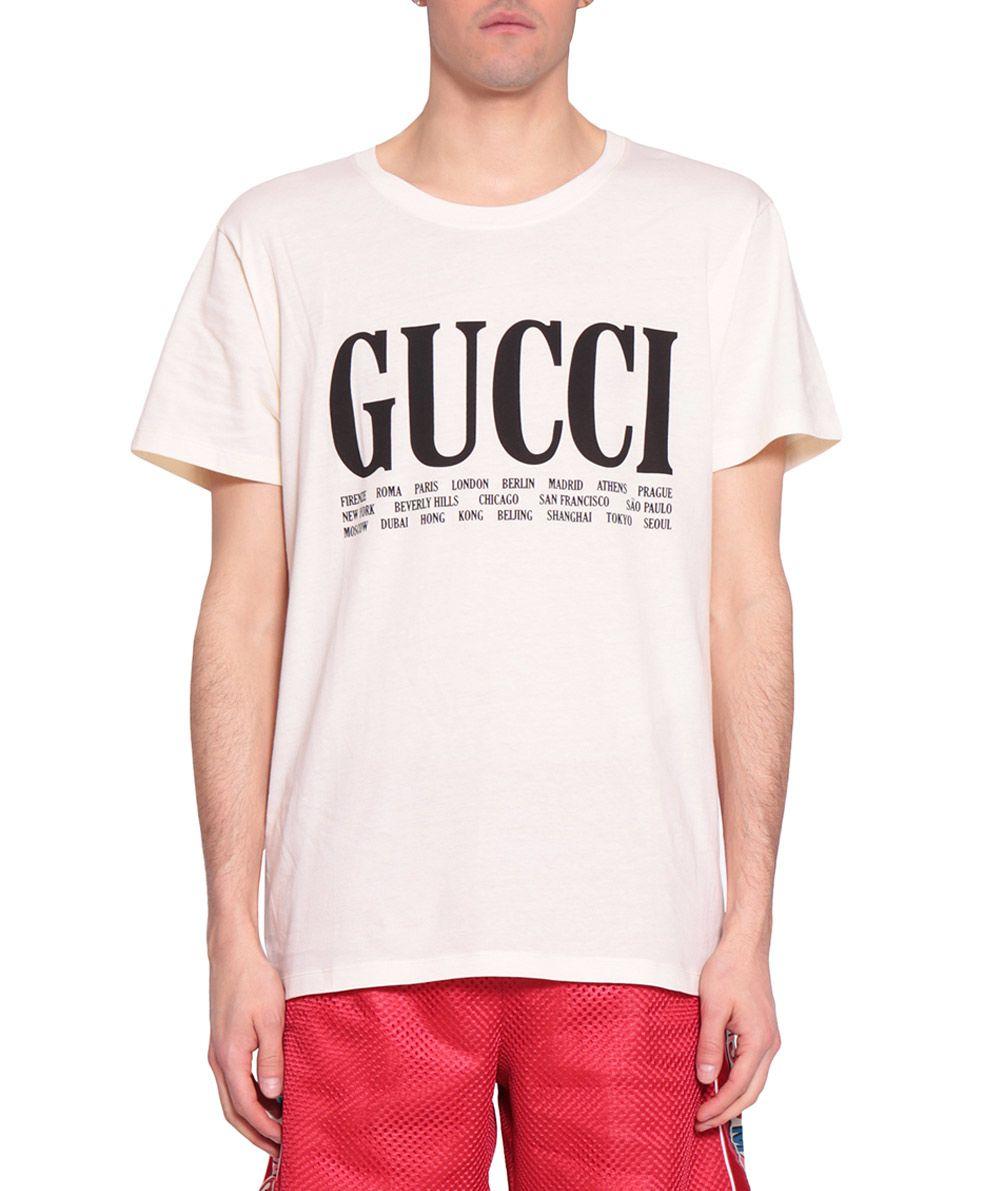 gucci cities tee