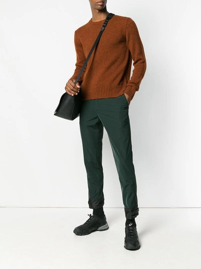 Shop Prada Shetland Sweater - Brown