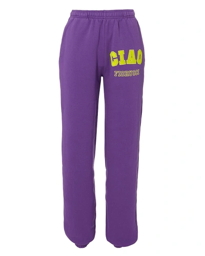 Shop Fiorucci Ciao Purple Sweatpants