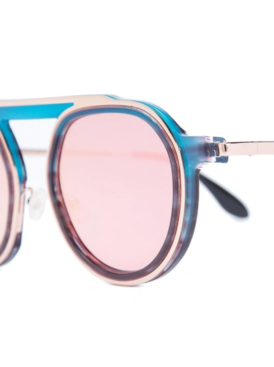 Shop Thierry Lasry Ghosty Round Sunglasses