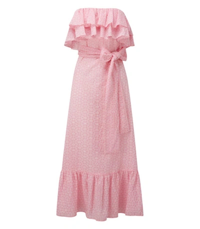 Shop Lisa Marie Fernandez Sabine Eyelet Dress In Pink