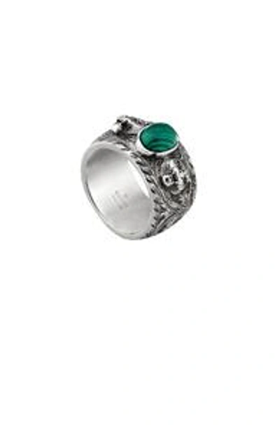 Shop Gucci Garden Ring In Metallics