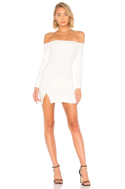 Shop Superdown Cindy Off Shoulder Dress In White