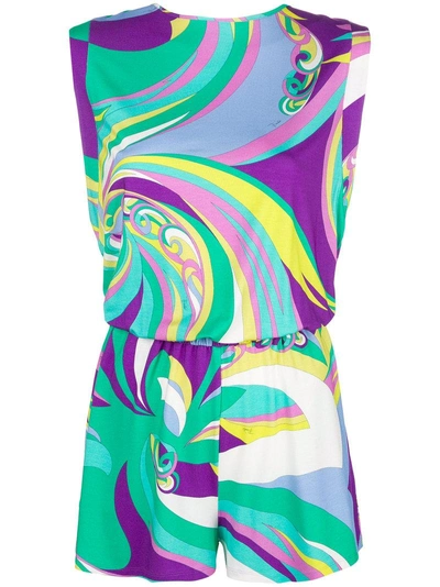 Shop Emilio Pucci Printed Cover-up - Green