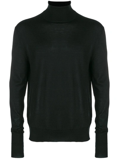 Shop Neil Barrett Turtleneck Sweater - Black
