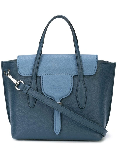 Shop Tod's Joy Small Shoulder Bag In Blue