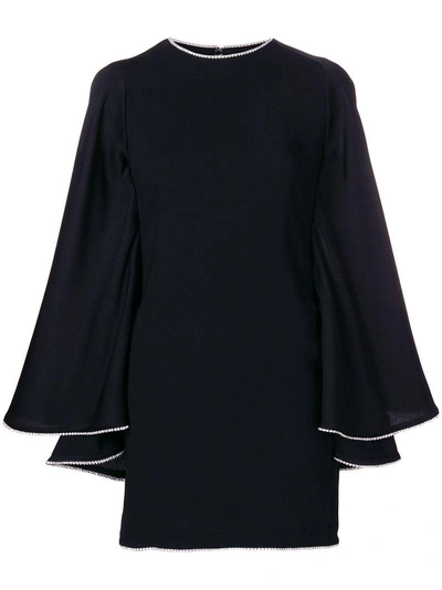 Shop Sonia Rykiel Crystal Trimmed Dress - Black