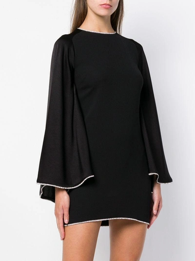 Shop Sonia Rykiel Crystal Trimmed Dress - Black