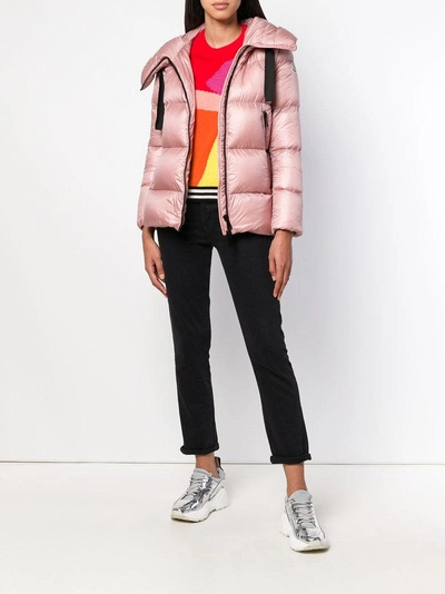 Moncler Serin Puffer Jacket - Pink | ModeSens