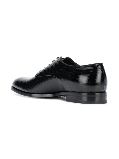 Shop Giorgio Armani Oxford Shoes - Black
