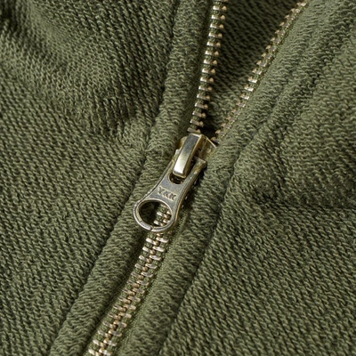 Shop Les Basics Le Zip Toggle Sweat In Green