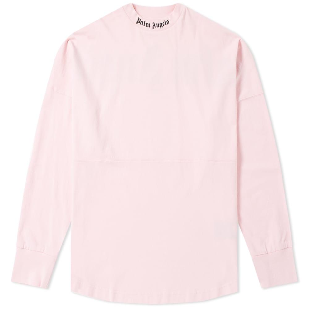 palm angels long sleeve mock neck tee