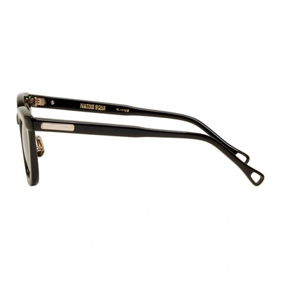 Shop Native Sons Black Rickenbacker Sunglasses