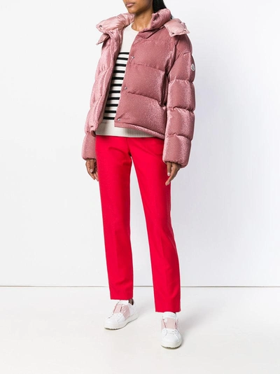Shop Moncler Caille Jacket - Pink