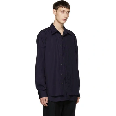 Shop 3.1 Phillip Lim / フィリップ リム 3.1 Phillip Lim Blue Double Layered Shirt In Ro431 Roybl