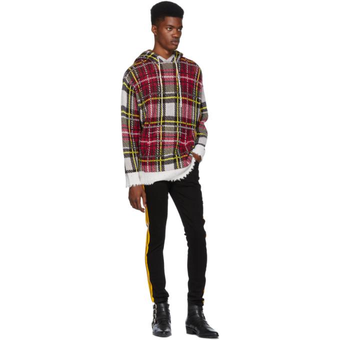 black and yellow amiri jeans