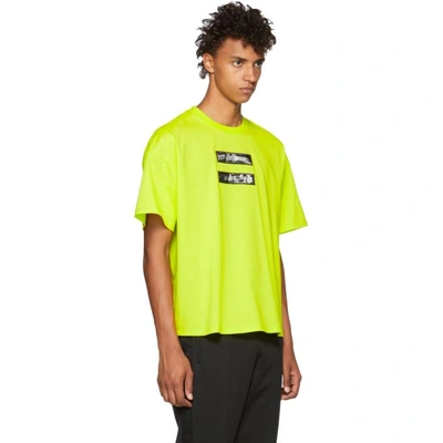 Shop Doublet Green No Image Lenticular T-shirt In L.green