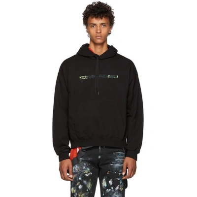 Shop Doublet Black 404 Spangle Embroidery Hoodie