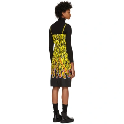 Shop Prada Multicolor Banana Strappy Short Dress