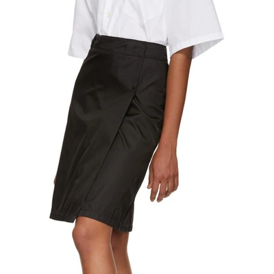 Shop Prada Black Pencil Skirt