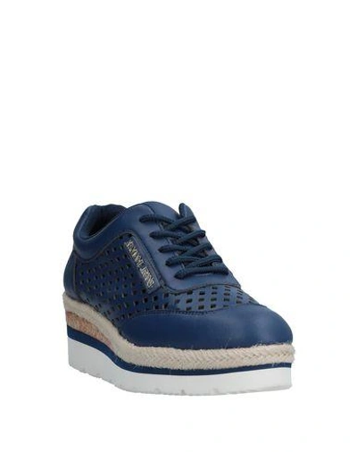 Shop Armani Jeans Lace-up Shoes In Blue