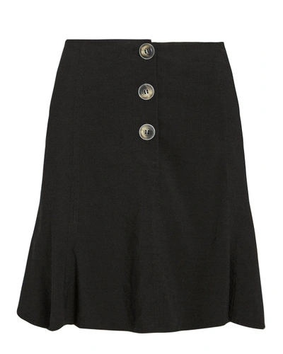 Shop Exclusive For Intermix Galyn Linen-blend Mini Skirt