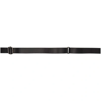 Shop Ann Demeulemeester Black Elbamatt Belt