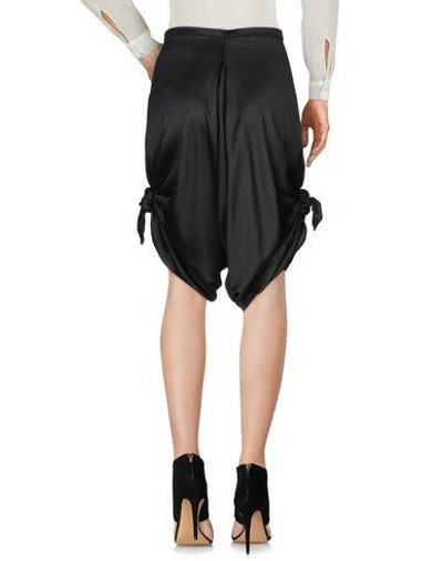 Shop Giorgio Armani Cropped Pants & Culottes In Black