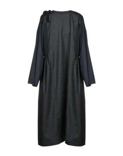 Shop Sofie D'hoore 3/4 Length Dress In Dark Blue
