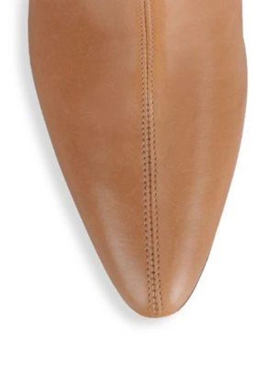 Shop Vince Lanica Leather Booties In Wheat