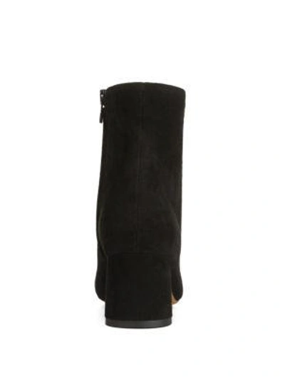 Shop Vince Tillie Suede Booties In Black