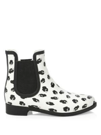 Shop Alice And Olivia Rainely Printed Rain Booties In Multi