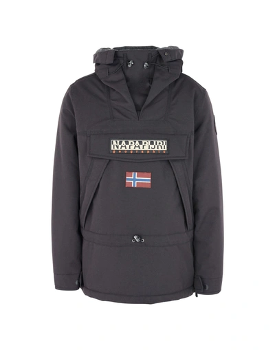 Shop Napapijri Skidoo Man Jacket Black Size 3xl Polyamide