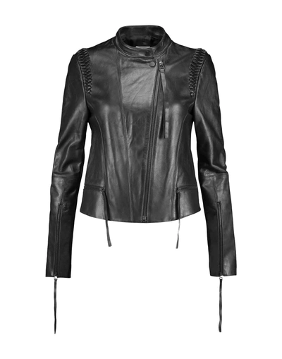 Shop Dion Lee Biker Jacket In Black