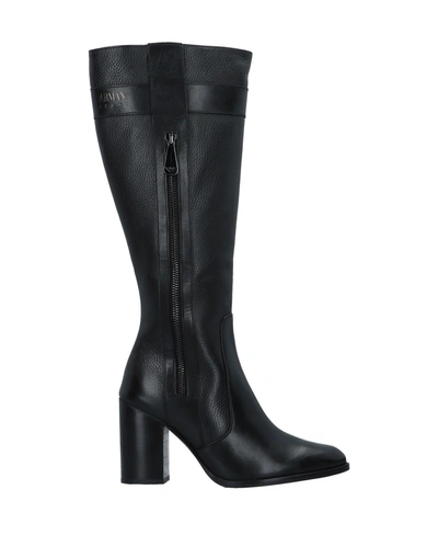 Shop Armani Jeans Boots In Black