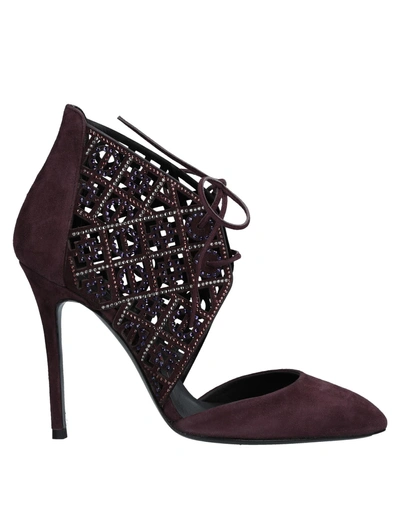 Shop Fabi Pump In Deep Purple