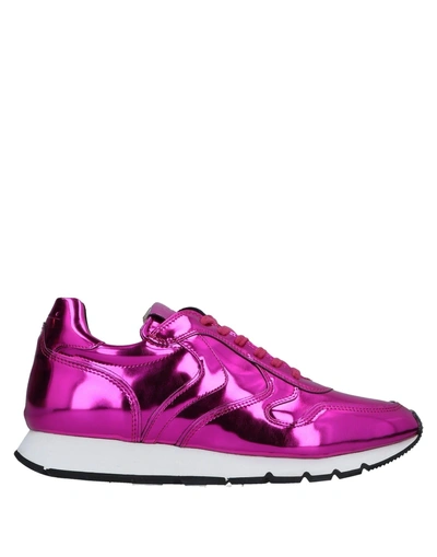 Shop Voile Blanche Sneakers In Fuchsia